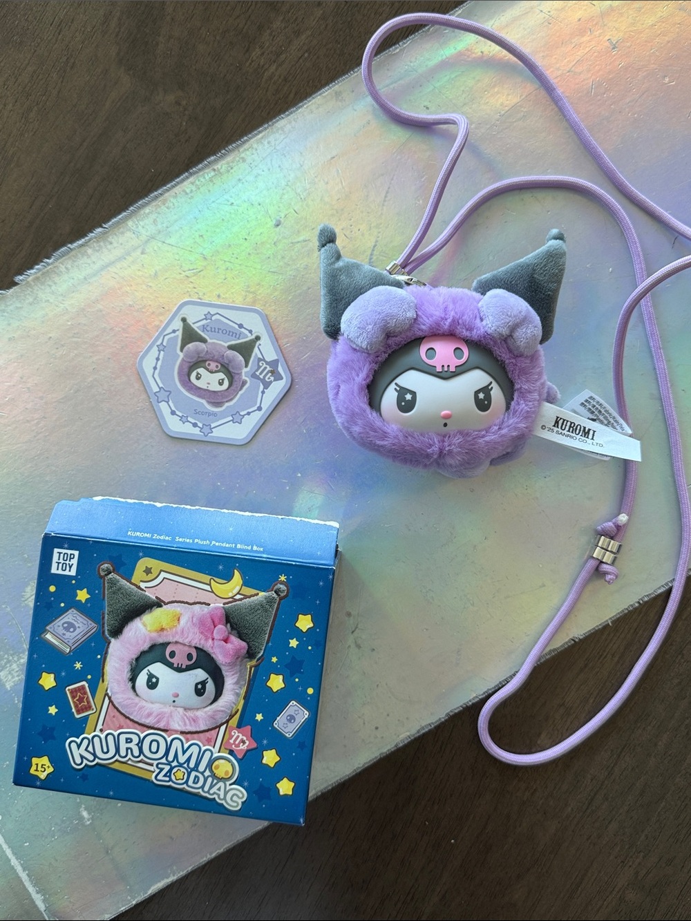MINISO Kuromi Zodiac TOPTOY Open Blind Box Scorpio Astrology Sanrio Pendant